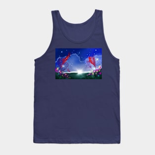 Abstract Art - Flowers on the Field Tank Top